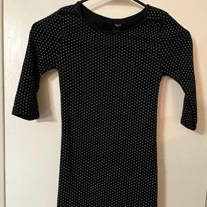 Gap Girls small 6/7 Polka Dot Dress 3/4 Sleeve